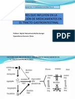 FACTORES AFECTAN ABSORCION GASTROINTESTINAL DE FARMACOS Final