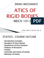 Statics of Rigid Bodies: Engineering Mechanics