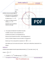 Serie D'exercices Corrigés - Math - Complexes (2) - 4ème Math (2009-2010)