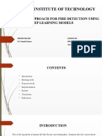 East West Institute of Technology: An Improved Approach For Fire Detection Using Deep Learning Models