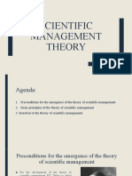 Scientific Management Theory