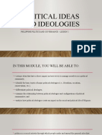 Political Ideas and Ideologies - Lesson 2