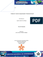 Evidencia 8.cuadro de Comportamiento "Evaluación Del Canal"