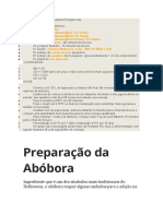 Receita de 20 L Da Vermelhinha Pumpkin Ale