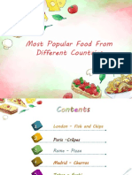 Most Popular Food From Different Countries