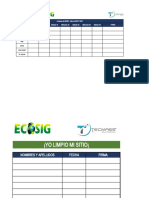 Formatos de Limpieza-Oficina