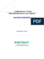 Moxa Etherdevice™ Switch Eds-405A/408A Series User'S Manual: Eighth Edition, July 2010