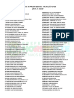 Clique Aqui e Confira Lista Dos Cadastrados para Receber A Vacina Contra Covid 19. 9