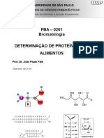 Determinação de Proteína Nos Alimentos - Bromatologia - FBA-0201