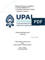 Universidad Privada Abierta Lationamericana: Unidad Académica Regional Oruro Bioquímica y Farmacia