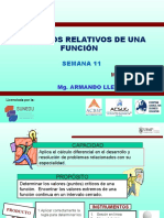 Semana 11 - Extremos Relativos