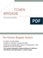 The Kitchen Brigade: by Auguste Escoffier