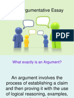 Argumentative-Essay Powerpoint