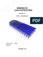 Memoria de Calculo Nave Parabolica