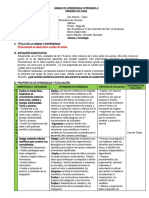 Experiencia de Aprendizaje 1° - 2° Grado