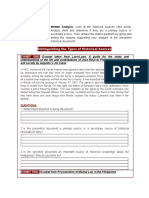 Distinguishing The Types of Historical Sources