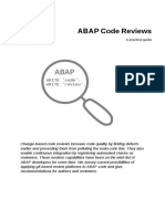 Abap Code Review Guide