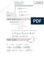 9.5 Integration by Trigonometric Substitution Ray