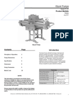 Glycol Pumps: Product Bulletin