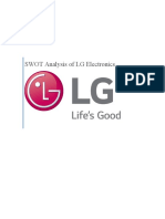 SWOT Analysis of LG Electronics