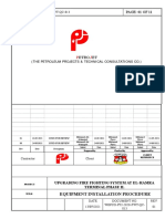 Equipment Installation Procedure