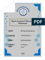 Reporte de Práctica 2 Síntesis de La Ciclohexanona