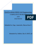 (DATA ANALYSIS) Civil Engineering: Compilation Problems AND Solutions