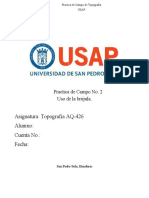 Practica de Campo Topografia No. 2 Uso de La Brújula