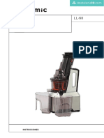 Sammic Manual Instrucciones Licuadora A Baja Velocidad LL 60