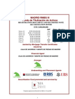 Madrid Rmbs Iii Fondo de Titulización de Activos