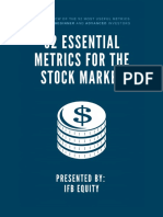 52 Essential Metrics For The Stock Market