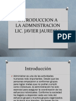 Introduccion A La Admnistracion