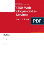 IT4409: Web Technologies and E-Services: Lec 11: AJAX