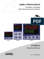 JUMO cTRON 04/08/16: Compact Controller With Timer and Ramp Function