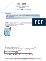 Física 2: Evaluación Parcial (A) 2021-20 Asignatura