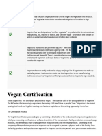 Vegan Certification: About Vegecert