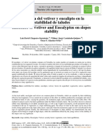 Influencia Del Vetiver y Eucalipto en La Estabilidad de Taludes