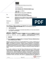 Di Rección General de As Untos Ambientales de Industria: "Año Del Bicentenario Del Perú: 200 Años de Independencia"