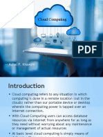 Cloud Computing: - Achal P. Khawshi