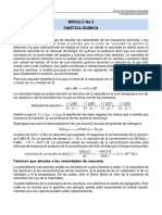 MODULO 1 QIND Cinética Química