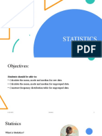 Statistics: Campion College Third Form