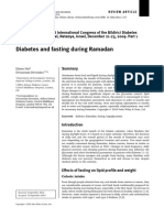 Diabetes and Fasting During Ramadan