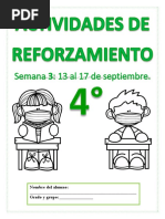 4° S3 Actividades de Reforzamiento