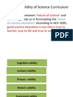 Criteria of Ideal Science Curriculum