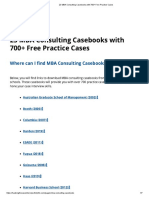 23 MBA Consulting Casebooks With 700+ Free Practice Cases