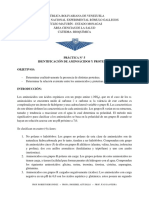 Práctica #5. Identificación de Aminoácidos y Proteínas