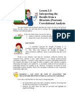 PLM Data Interpretation On Correlation