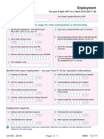 Employment: Complete An Employment' Page For Each Employment or Directorship