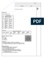 General Column Design: Input Tables