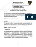 Informe de Laboratorio de Permeabilidad